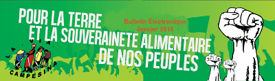 Bulletin électronique de la Via Campesina – Janvier  2016